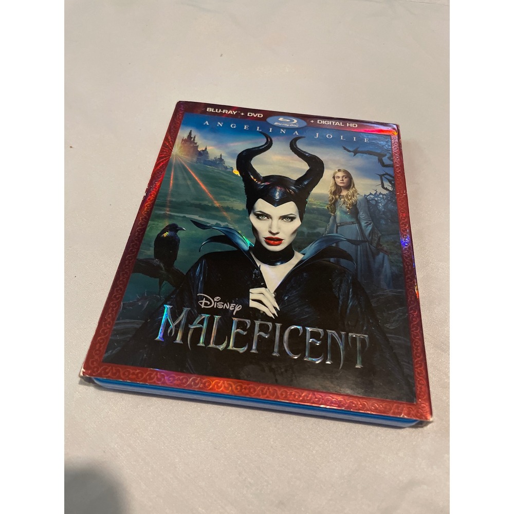 Maleficent Angelina Jolie‎ Blu-Ray + DVD + Digital HD Disney Movie
